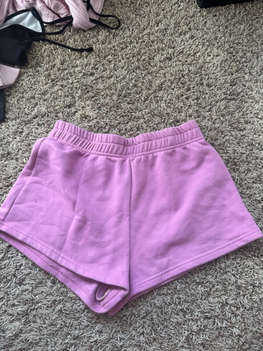 Pink Women's Fleece Lounge Shorts